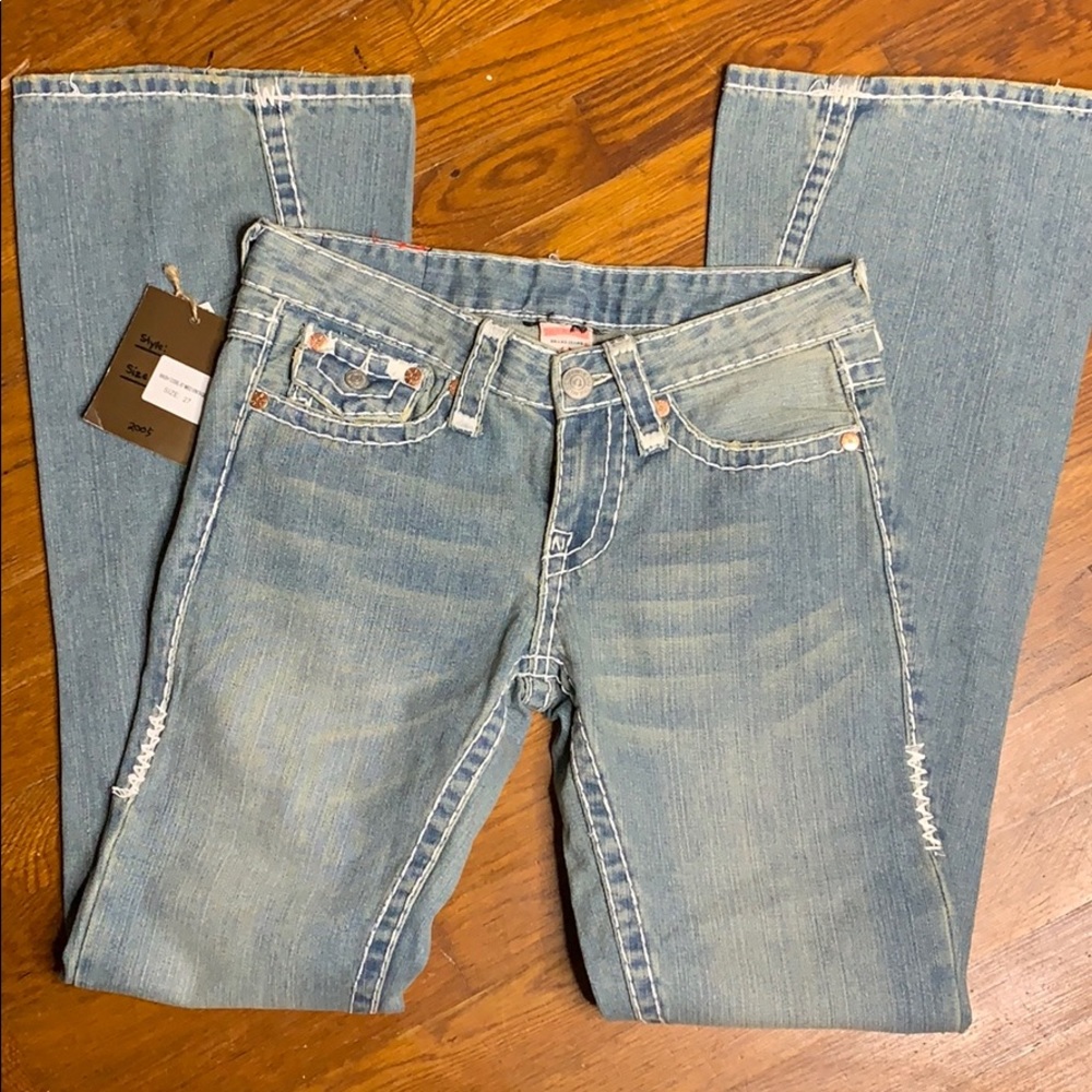 NWT True Religion Joey Flare Vintage Color Size 27